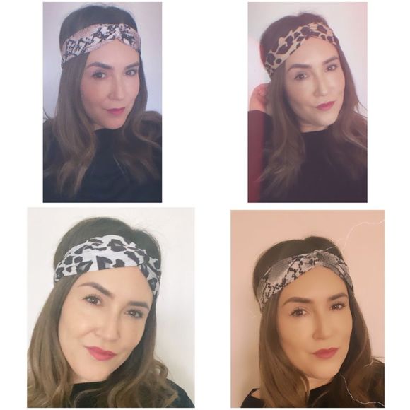 Animal print twist knot headbands - Picture 3 of 4